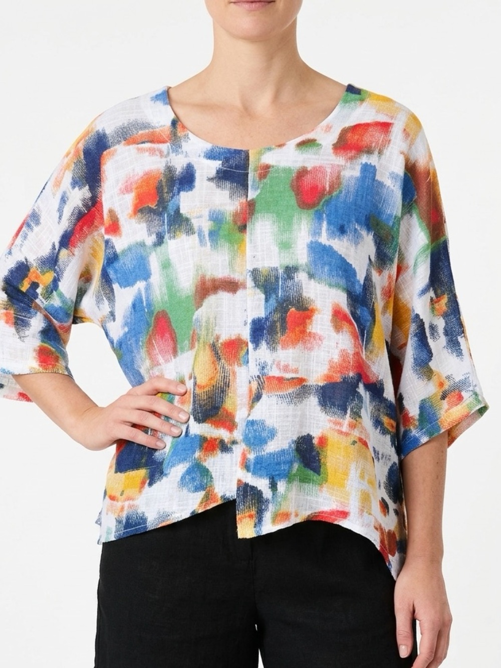 Froccella linen cotton blouse